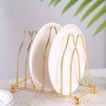 thumbnail image 6 of RABBITH Metal Iron Kitchen Dish Plate Holder Metal Organization Shelf Rack Supplies for Home Restaurant Bar Tableware Rack, 6 of 15
