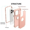 thumbnail image 2 of Dteck iPhone 14 Pro Max 5G Case Sturdy, Heavy-Duty Tough Rugged Full Body Shockproof Bumper Anti-Scratch Hybrid Cover for iPhone 14 Pro max 6.7 inch 2022 Release, Rosegold, 2 of 8
