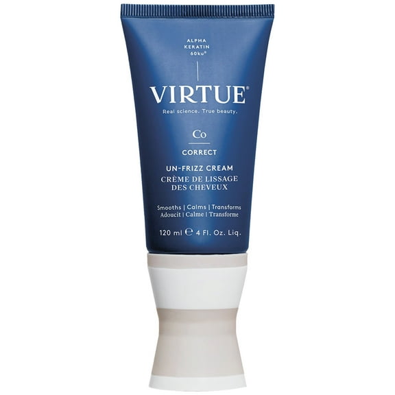 Virtue The Polish Un-Frizz Hair Cream For Frizz Control, 4oz