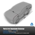 thumbnail image 2 of EJAEE Inflatable Airtight Hail Car Cover with Air Pump 106"–172" – Waterproof, UV-Resistant, Heavy Duty Full Protection Fits Sedans & SUVs, 2 of 6