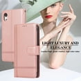 thumbnail image 6 of Compatible with iPhone XR Wallet Case, with Wrist Strap and Crossbody Strap, Make-up Mirror PU Leather Flip Credit Cell Cover Kickstand for iPhone XR Girls Women, Rosegold, 6 of 8