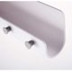 thumbnail image 3 of Organizador de pared elegante, gancho adhesivo de pared con múltiples funciones para tus artículos esenciales diarios (blanco), 3 of 8