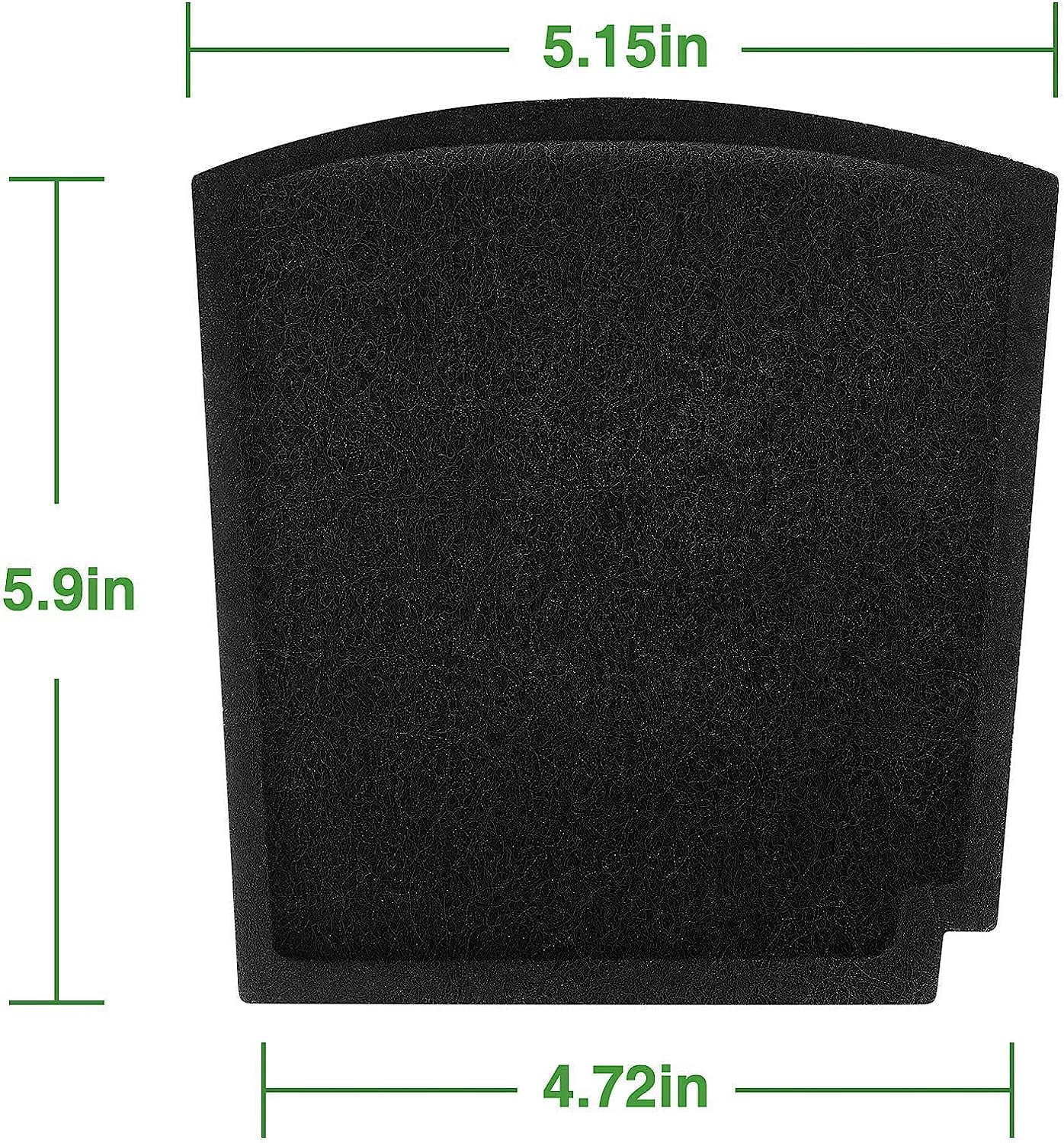 True Air Replacement Carbon Filters Compatible with Hamilton Beach Pet TrueAir Purifier Odor Eliminators Model 04384,04386,04532GM,04530G,04530GM & 04531GM,Compared to part #04234G (6-Pack)