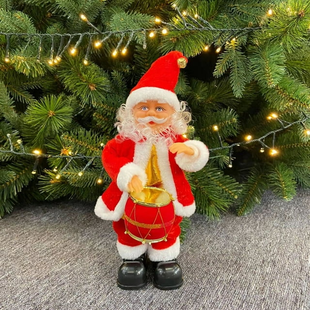 Christmas Electric Five Musical Instruments With Music Christmas Doll Ornament Gift Children's Gift