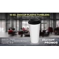 thumbnail image 4 of 16 oz. 2GoCup Plastic Tumblers - 10 pack - Black, 4 of 5