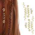 thumbnail image 5 of 6 uds. De cuentas en espiral para el cabello, trenzas de serpiente, rastas, puños de Metal, joyería para el cabello, accesorios para envolver el cabello, Clips de decoración, 5 of 5