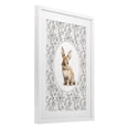 thumbnail image 2 of Stupell Industries Shabby Chic Mauve Botanical Bunny White Framed Print Under Glass, 17 x 23, by Ink Drop Loft, 2 of 8