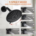 thumbnail image 4 of Wowow Single Handle 5-Spray Shower Faucet 1.8 GPM with Pressure Balance in Oil Rubbed Bronze, 4 of 6