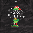 thumbnail image 4 of Inktastic Funny Christmas I'm the Boss Elf with Shoes and Hat Boys or Girls Baby Bodysuit, 4 of 5