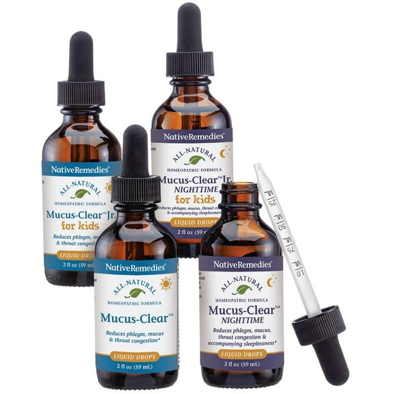 NativeRemedies Mucus-Clear Family Pack