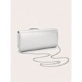 thumbnail image 4 of Wynndora Women's Envelope Clutch Purse, Evening Bag with Detachable Chain Strap, 4 of 8