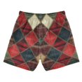 thumbnail image 7 of FORMRS Boys Swim Trunks Quick Dry Mesh Liner Boardshorts Sizes XS-XL, Dark Tartan Pattern, 7 of 7