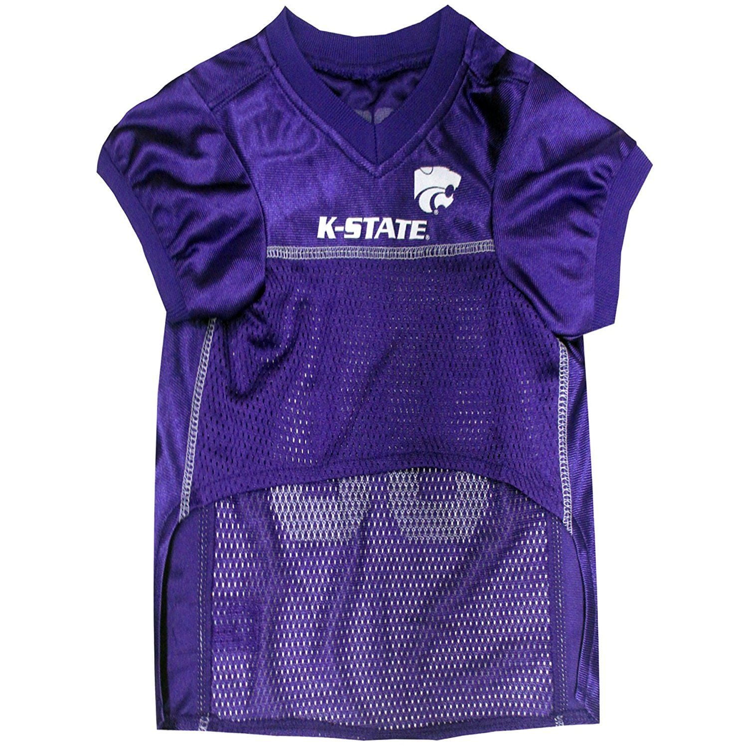Pets First Collegiate Kansas State Wildcats Football/Basketball Mesh Jersey for Pet Dog. available in 40+ Teams - Extra Small