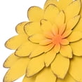 thumbnail image 3 of OUNONA 1Ud Simulación Flor En Hierro Para Pared Con Estilo Amarillo, 3 of 6