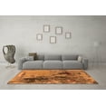 thumbnail image 3 of Ahgly Company Indoor Round Oriental Orange Industrial Area Rugs, 7' Round, 3 of 4