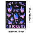 thumbnail image 2 of Cute Chicken Design Cozy Throw Blanket For Animal Enthusiasts And Poultry Farmer Lovers, 2 of 2