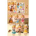 thumbnail image 4 of Magnetic Dress up Dolls - Girls Fun Mix and Match Play Magnetic Paper Dolls with 4 Themed Magnetic Costume Stickers for Creating Imaginative Birthday Gifts(Dessert Fairy), 4 of 7