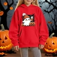 thumbnail image 2 of Otqutp Girls' Oversized Pullover Long Sleeve Halloween Printed Sweatshirt Preppy Fashion Graphic Hoodies Teen Girls Clothes, 2 of 4