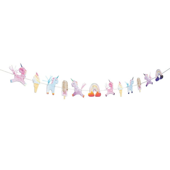 Pastel Unicorn Party Banner - Party Decor - 1 Piece