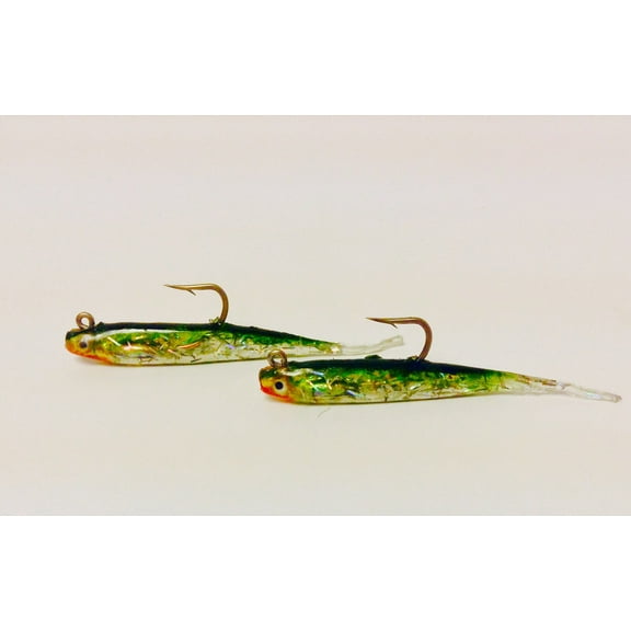 H&H Glass Minnow Double Rig 1/8oz Soldier Shad GMDR18-205