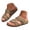 Green, variant on Women's Cork Footbed Sandals with Arch Support Comfortable Slip on Slides Braided Strappy Walking Casual Summer Flip Flops Shoes Red,6.5