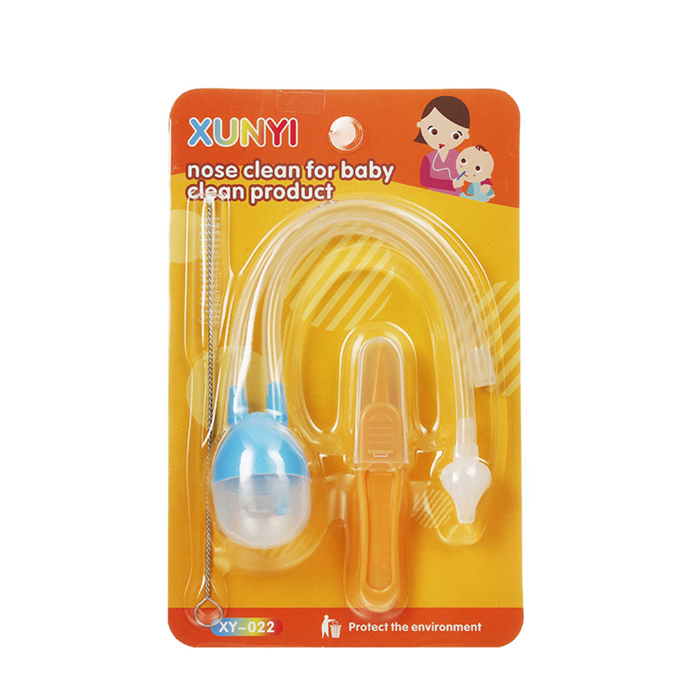 Baby Nasal Aspirator Mouth Suction Snot Mucus Gently Remover Silicone