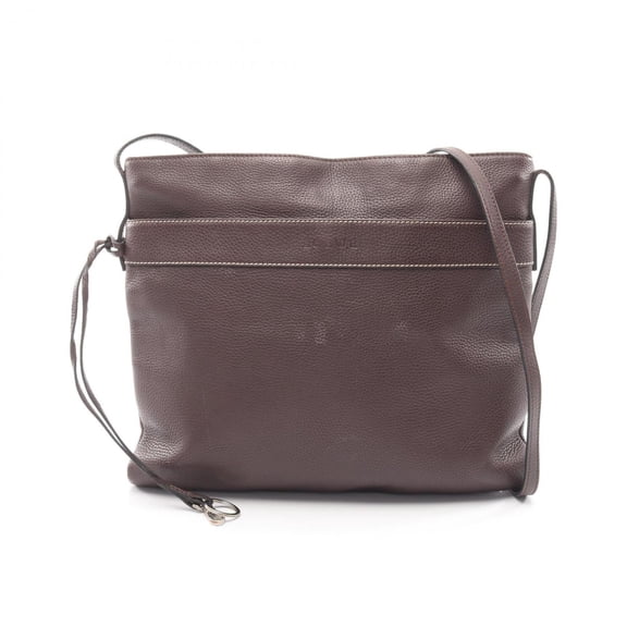 Pre-Owned Loewe LOEWE Shoulder Bag Handbag Leather Women's Brown