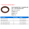 thumbnail image 2 of Front Crankshaft Seal - Compatible with 2011 - 2015 Chevy Cruze 2012 2013 2014, 2 of 2