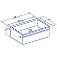 thumbnail image 2 of Quatro Alcove WHQ536 30 in. Single Basin Farmhouse Sink, 2 of 4