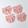 thumbnail image 4 of TOWED22 Baby Kids Underwear Breathable Cotton Panties Toddler Girls Undies Soft Assorted Briefs 4-Pack(Watermelon Red,1-2 Y), 4 of 4