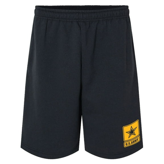 Gold US Army Star Super-comfort sweatshorts