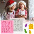 thumbnail image 1 of Pastel de Navidad Plantillas de silicona 3D Casa del árbol de Navidad Regalo Molde de pastel de azúcar de silicona Wmkox8yii FHAKJF3654, 1 of 9