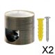 thumbnail image 1 of Gancho de Metal Yinane para Colgar en El Techo Bronce 2 piezas, 1 of 5