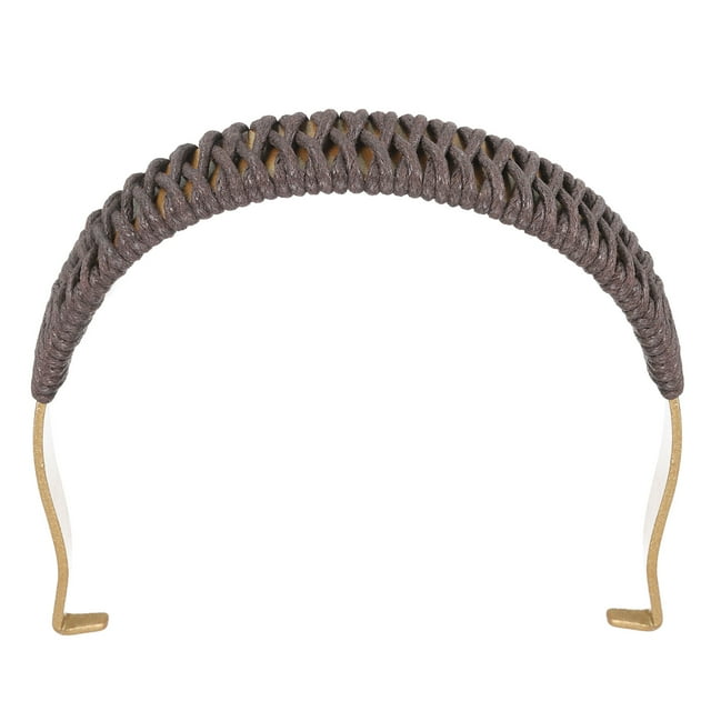 Mango de Tetera de Metal Duradero Uxcell con Diseño de Hebilla Interna Tejida Oro/Marrón (4.5-5 )
