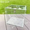 thumbnail image 2 of White Acrylic Card Box with Slot & Lock, DIY Large Wedding Card Boxes for Reception, Elegant Money Envelop Card Box for Party Wedding Birthday Baby Shower Graduation Table Decor, 2 of 10