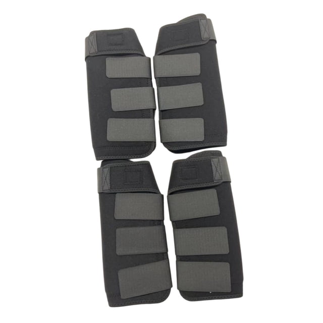 Greeniant 4x botas de neopreno para caballos, envolturas para las piernas, amortiguadores para equipos ecuestres Ropa para mascotas