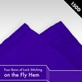 thumbnail image 6 of G128 5 Pack: Solid Violet Color Flag | 2x3 Ft | LiteWeave Pro Series Printed 150D Polyester | Indoor/Outdoor, Vibrant Colors, Brass Grommets, Thicker and More Durable Than 100D 75D Polyester, 6 of 7