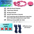 thumbnail image 5 of Gold Armour XL Double Hammock and Tree Strap Hang Kit, 5 of 5
