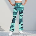 thumbnail image 6 of Fleece Lined Leggings Girls 14-16 Winter Warm Camo Flared Pants High Waisted Bell Bottom Thermal Pants, 15 Y, 6 of 6