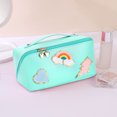 thumbnail image 4 of Bolso cosmético de PU Bolso organizador cosmético portátil para regalos navideños (verde) Ehuebsd Cuidado Belleza, 4 of 6