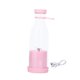 thumbnail image 2 of Licuadora eléctrica de viaje personal de 420 ml, vaso para licuadora de picnic, multifuncional Rosa, 2 of 9