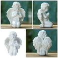 thumbnail image 4 of Kneeling Cherub Angel Resin Statue with Wings for Garden Decoration, 4 of 5