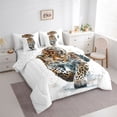 thumbnail image 3 of Homewish Safari Leopard 7-Piece Queen Bedding Set - Jungle Cheetah, 3 of 8