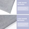 thumbnail image 4 of HINTRMENT Grey Lamp Shade Cover Diy Lampshade Making Kit Shape 1Pack, 4 of 5