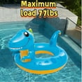 thumbnail image 6 of 3Packs Unicorn Pool Floats Summer Party Beach Vacation Floating Loungers, 6 of 9
