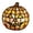 E, variant on Hand Blown Glass Pumpkin Figurine Crystal Pumpkins Paperweight Tabletop Decorative Ornaments for Fall Harvest Thanksgiving Halloween A Style 1pc