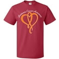 thumbnail image 3 of Inktastic Leukemia Awareness with Orange Ribbon Heart T-Shirt, 3 of 5