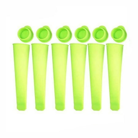 

Heiheiup Reusable Ice Food 6PC Molds Silicone Molds Ice with Lids DIY Cake Mould Small Pizza Pan Nonstick