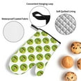 thumbnail image 3 of Honeii Happy Fruit Pattern Oven Mitts and Pot Holders, Silicone Oven Gloves,500 F Heat Resistant Oven Mitts Sets, 4PCS, 3 of 6