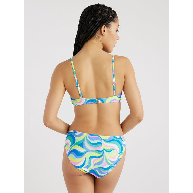 No Boundaries Women's Bralette Bikini Top, Sizes XXS-XXL